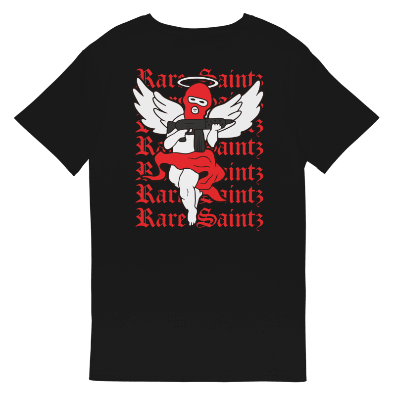 Rare Saintz Staple T-Shirt - Black/Red